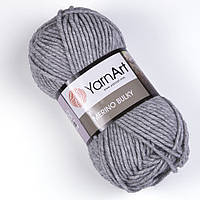 Yarnart MERINO BULKY (Мерино Булки) № 282 серый (Пряжа полушерстяная, нитки для вязания)