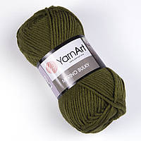 Yarnart MERINO BULKY (Мерино Булки) № 530 хаки (Пряжа полушерстяная, нитки для вязания)