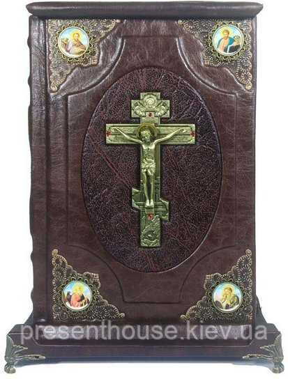 Біблія на підставці в подарунковому коробі, фото 1
