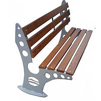 Лавка садово-паркова "Євро" з металевими ніжками