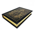 «Біблія» Ексклюзивна шкіряна книга у подарунковому коробі, латунь, фото 6