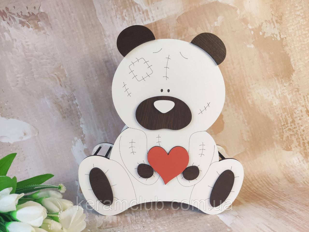 Скринька МДФ "Ведмедик" 24*21*7 см