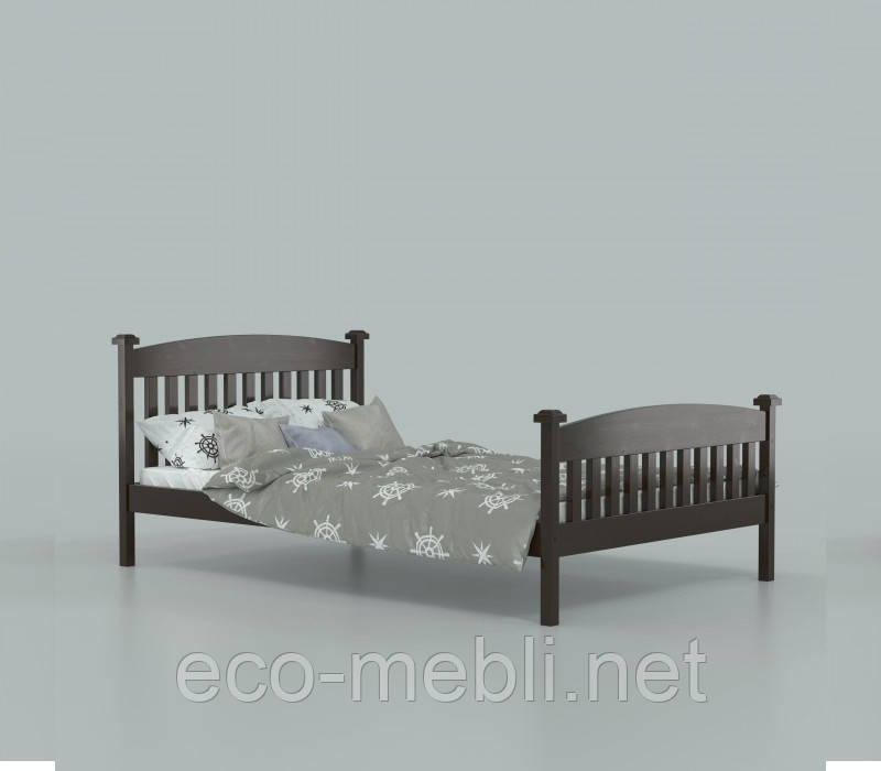 Ліжко підліткове з натурального дерева Фібі (бук) Луна, фото 1