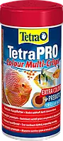 Чипсы премиум корм TetraPRO для яркой окраски рыб, 250мл. TETRA 140677