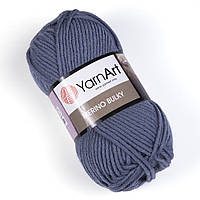 Yarnart MERINO BULKY (Мерино Булки) № 3864 темно-серый (Пряжа полушерстяная, нитки для вязания)