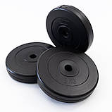 Блін-диск для гантелі та штанги композитний під гриф 25мм OSPORT Lite 5 кг (OF-0142), фото 3