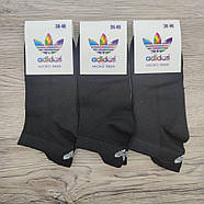 Шкарпетки жіночі короткі весна/осінь спортивні мікрофібра SPORT A р.36-40 чорні 30034537, фото 3
