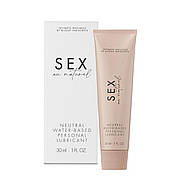 Розпад!!! Лубрикант на водній основі Bijoux Indiscrets — Sex au Naturel (cрок 07.2024), фото 3