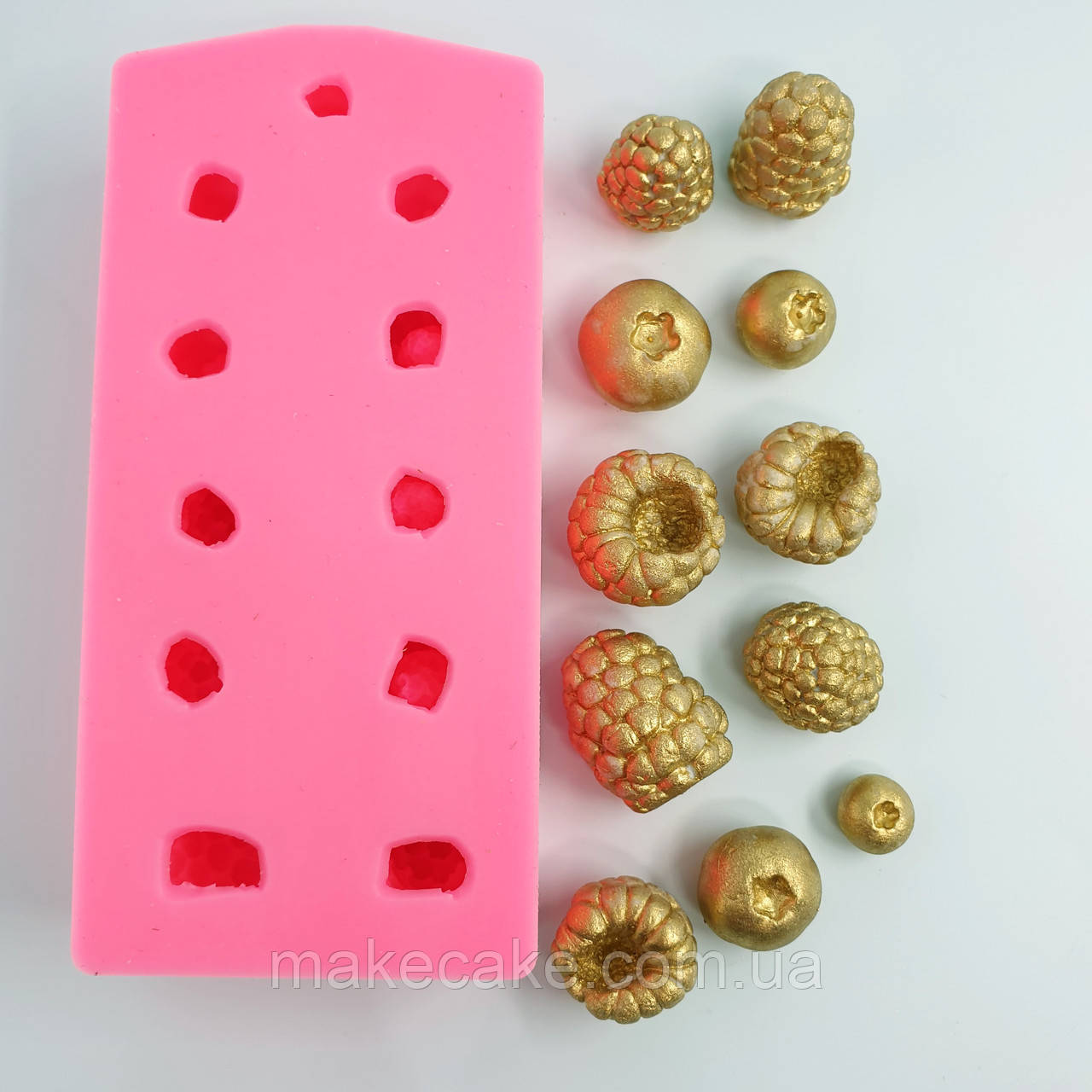Силіконовий молд 3д Ягоди — 11 шт, фото 1