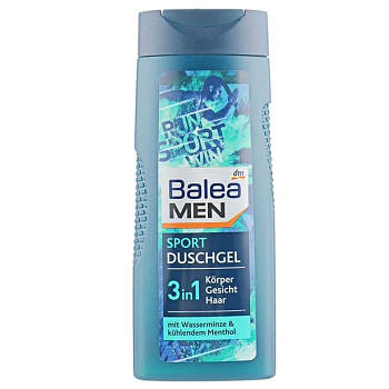 Гель для душу Balea 3 в 1 для чоловіків Sport 300 ml