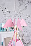 Палатка Вігвам для дівчинки з Принцесами, Повний комплект, Підвіска сердечко і Прапорці на палиці - у подарунок NEW, фото 7