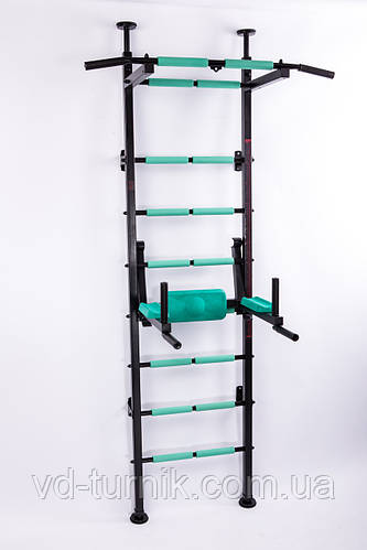 Шведская стенка для всей семьи металлическая усиленная с турником и ...