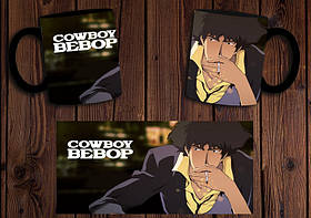 Чашка "Ковбой Бібоп" / Кружка Cowboy Bebop №2 Чорний