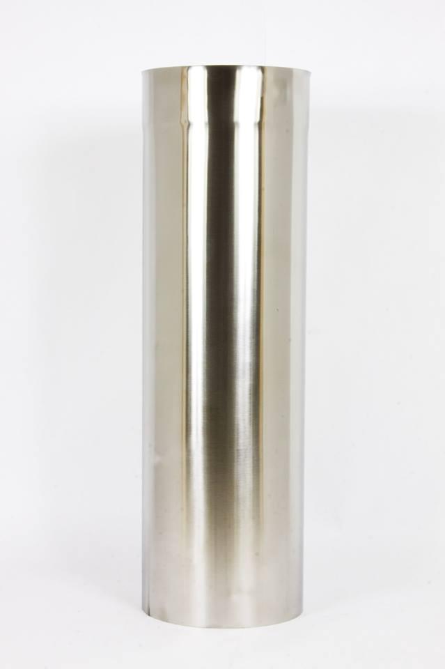 Труба для димоходу діаметр 130мм 1м 0,5мм з нержавіючої сталі AISI 304