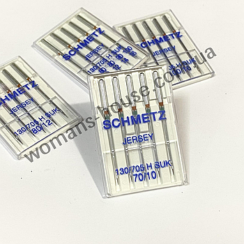 Голки трикотажні 5 шт для побутових машин №70/10 Schmetz
