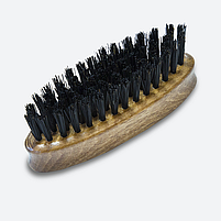 Щітка для вусів The Bluebeards Revenge Travel Beard Brush, щетина кабана (Bluebeards32), фото 3