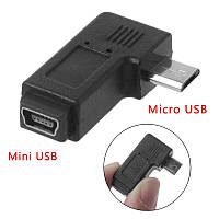 Переходник Micro male к Mini-usb female / Micro штекер - mini-usb гнездо