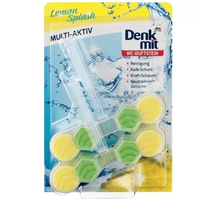 Освіжувач для унітазу Denkmit WC Multi-Aktiv Lemon 2 шт, фото 1
