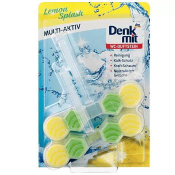 Освіжувач для унітазу Denkmit WC Multi-Aktiv Lemon 2 шт