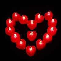 Світлодіодні свічки Red Heart Cold, набір 4 одиниці