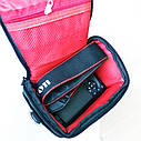 Сумка для фотоапарата , протиударний чохол Чорний з червоним ( код: IBF061BR ), фото 10