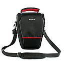 Сумка для фотоапарата протиударна Чорний з червоним ( код: IBF061BRO ), фото 2