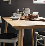 Кухонний дизайнерський стіл із натурального дерева, фото 5