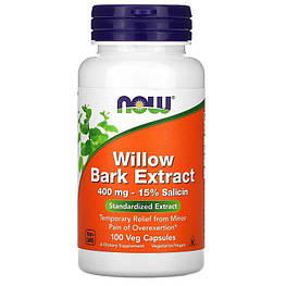 Willow Bark Extract 400 мг Now Foods 100 капсул