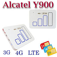 Alcatel Y900 3G/4G/LTE мобильный WiFi Роутер Киевстар/Vodafone/Lifecell+2 выход. под антенну