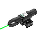 Лазерний приціл Laser Scope 513 з двома кріпленнями, двома кнопками. Зелений промінь, фото 2
