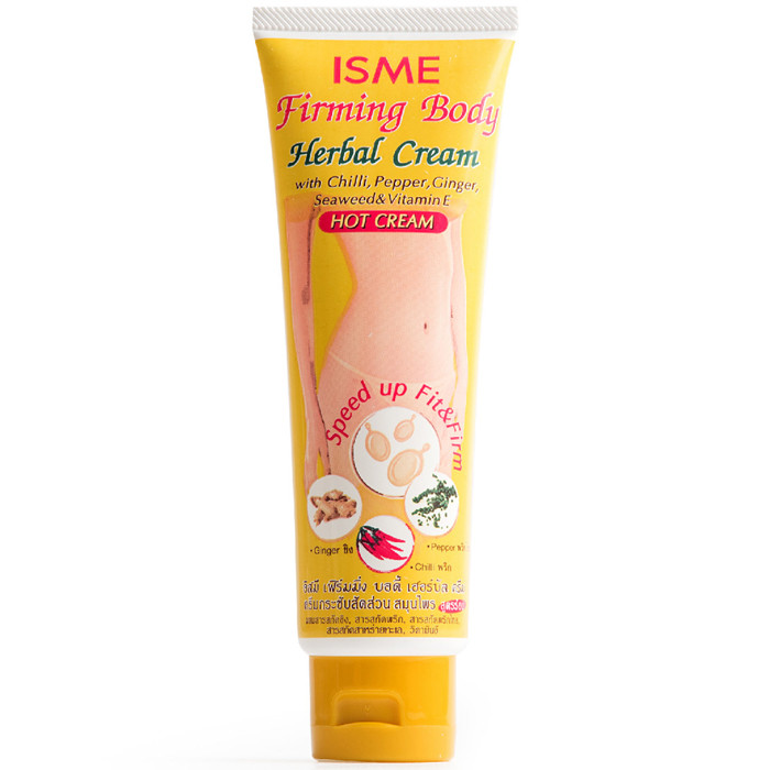 Антицелюлітний крем з перцем чилі для схуднення ISME Shape Firming Cream Herbal