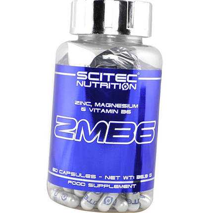 ЗМА Scitec Nutrition ZMB6 60 caps, фото 3