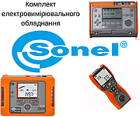 Комплект сертифицированного переносного электроизмерительного оборудования.