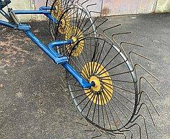 Граблі до мотоблоку / мототрактору ворошилки Сонечко 4-колісні на 1 т.