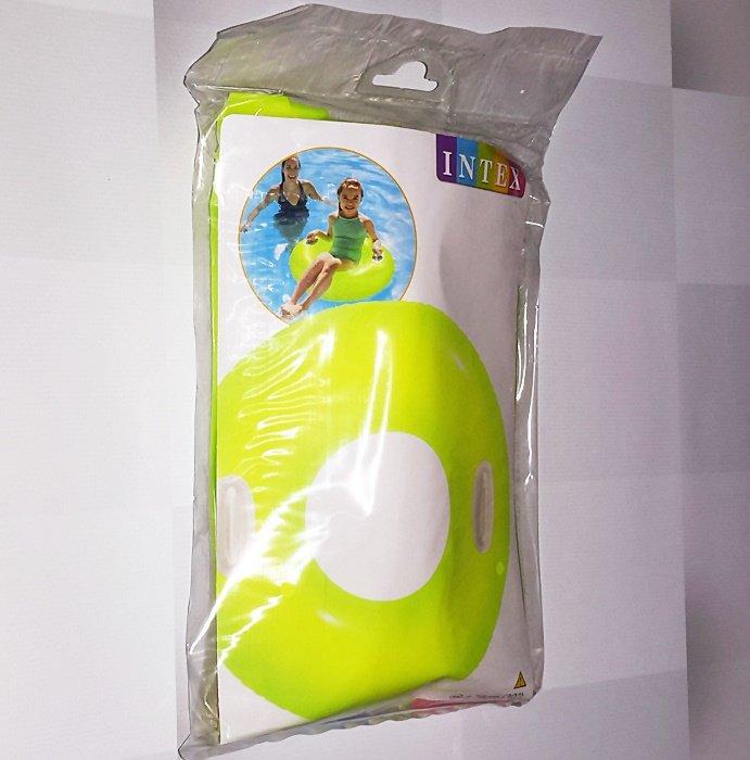 Купить Арт. 59258 Надувной круг Intex Hi-gloss с ручками (76см), цена ...