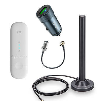 Автомобільний 4G Комплект (ZTE MF79U + автомобільна антена 10 дБі)