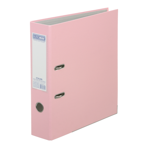 Реєстратор А4 70мм рожевий ETALON PASTEL BUROMAX BM.3017-10c