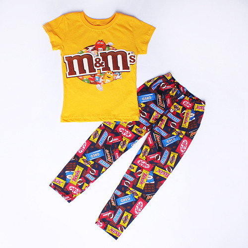 Піжама дитяча M&M жовта