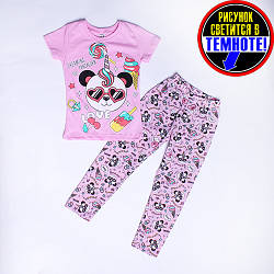 Піжама дитяча світится у темряві Панда