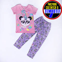 Піжама дитяча світится у темряві Панда