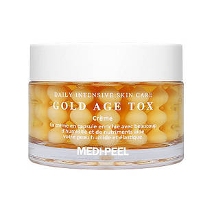 MEDI-PEEL  Gold Age Tox H8 Cream антивіковий нічний капсульний крем з екстрактом золотого шовкопряда, 50 г