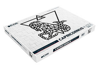 Панно інтер'єрне дерев'яне на стіну ZODIAC SIGNS: КОЗЕРІГ 74,3x72x0,7см. 339ел. Знаки зодіаку: Козеріг