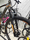 Гірський велосипед рама 19" Shimano DEORE 1*12 гальма гідравліка Shimano повітряна вилка Crosser X880 29", фото 6