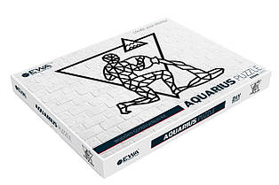 Панно інтер'єрне дерев'яне на стіну ZODIAC SIGNS: AQUARIUS 76,5x72x0,7см. 282ел. Знаки зодіаку: Водолій