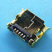 Разъем на плату Micro-USB 5PS MICRO-USB5PS-59G SMD 5.9мм позолота