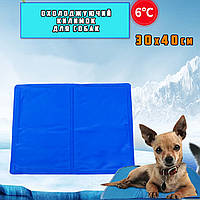 Охлаждающий коврик-лежак для собак и кошек Pet Cool Mat 30х40x1.5см ледяная подстилка для домашних животных