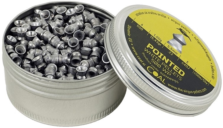 Кулі пневматичні Coal Pointed кал. 5.5 мм 1 г 500 шт/уп