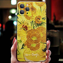 Панель чохол для Apple iPhone 11 Alitek Art Вінсент Ван Гог Соняшники, фото 5