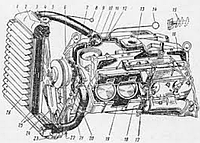 Патрубок радиатора ГАЗ 53 (компл. 2 шт. силиконовые) STANDARD (TEMPEST) TP.1329.STD