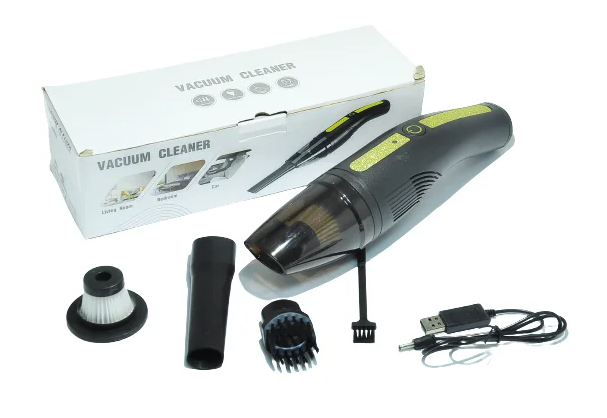 Автомобільний бездротовий пилосос HY05 GTM Vacum cleaner 2 в 1 Потужність 120 W Black